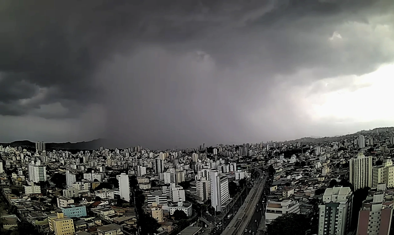 A imagem representa as chuvas previstas para o sudeste na semana do dia 24 de Dezembro